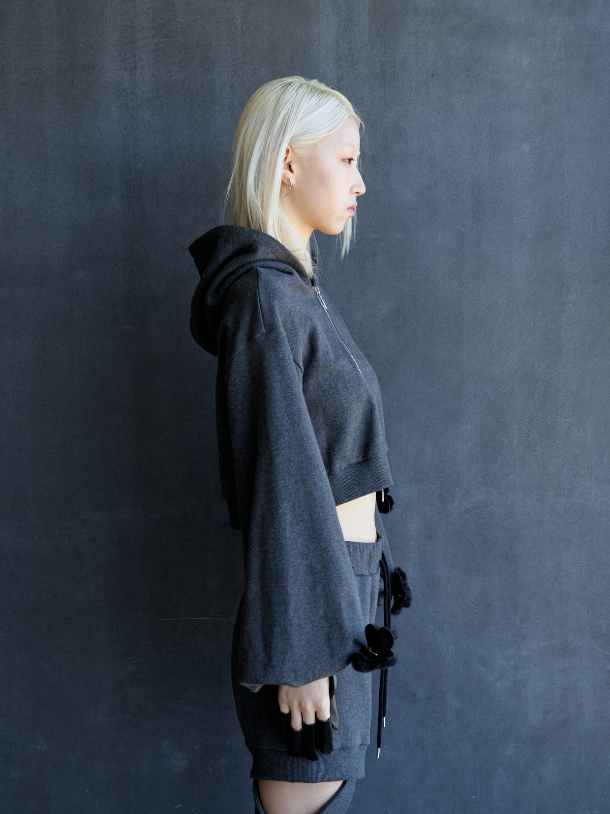 flower garden hoodie