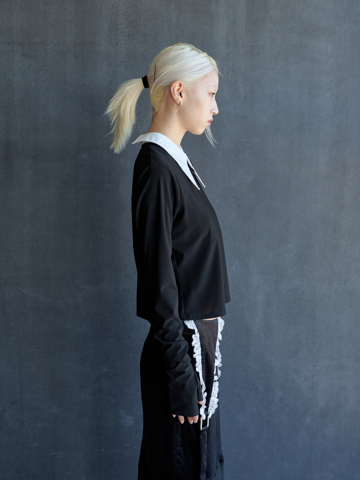 jersey layered l/s