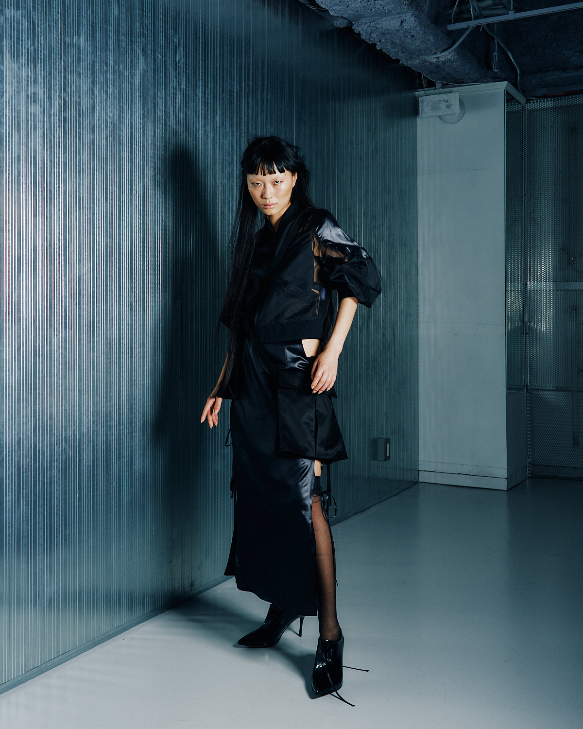 organza MA-1 blouson