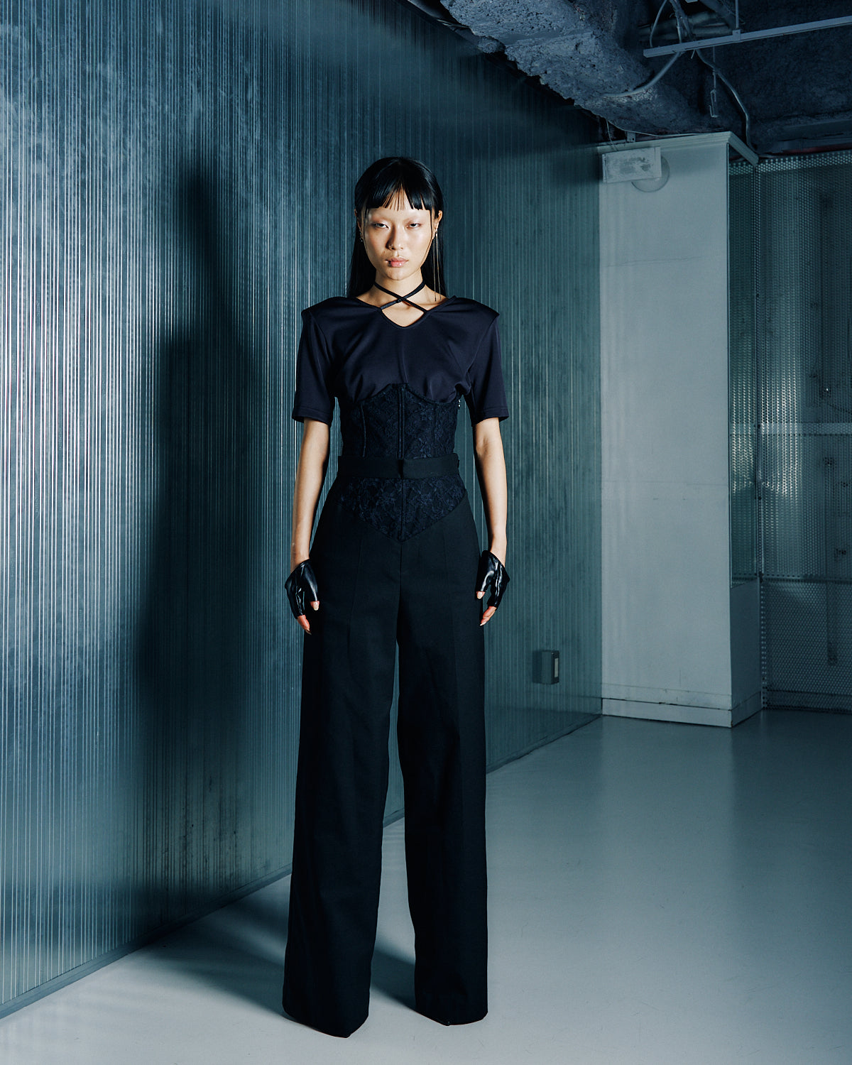 power shoulder s/s t-shirt