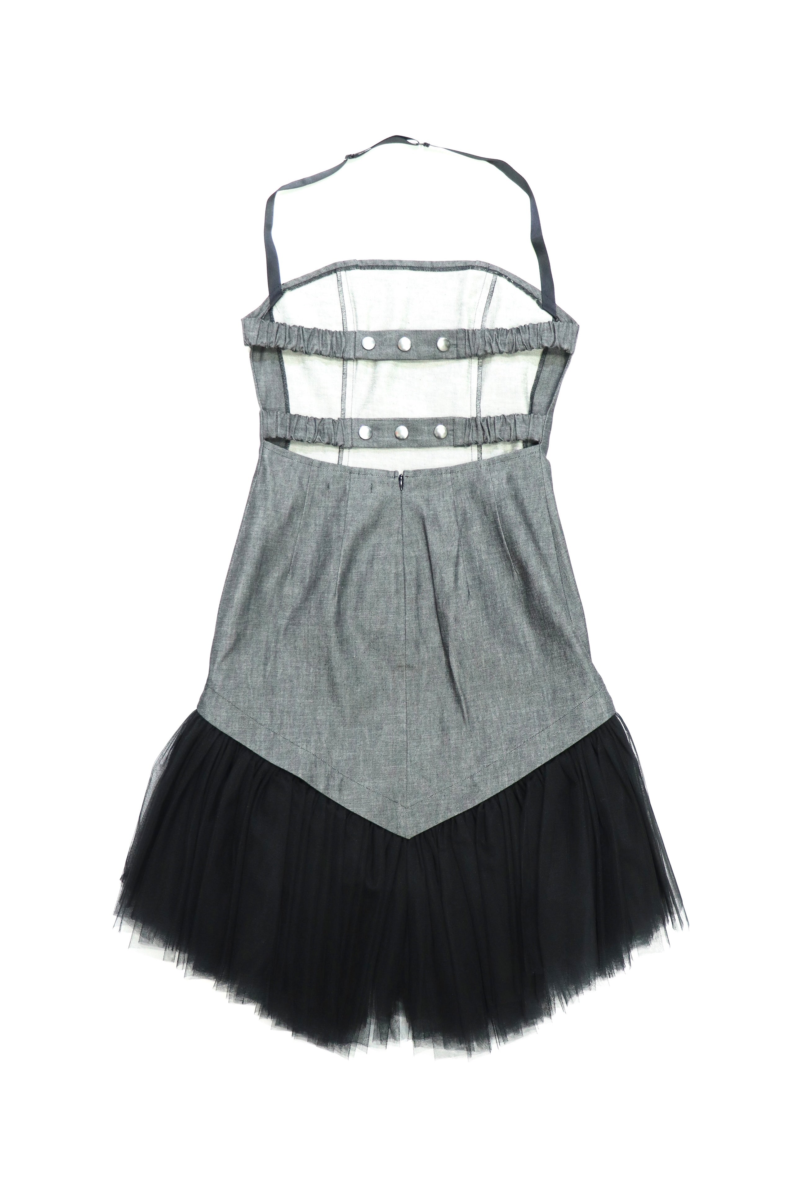 denim ballet onepiece