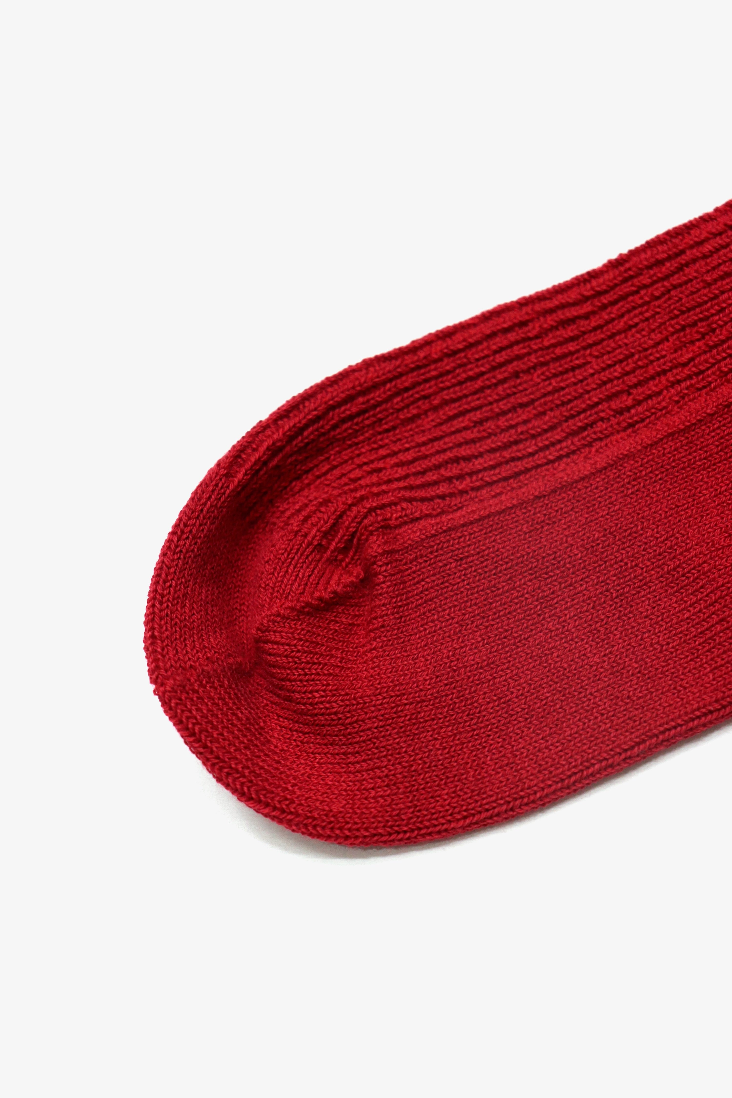 long socks with sheer (RED)