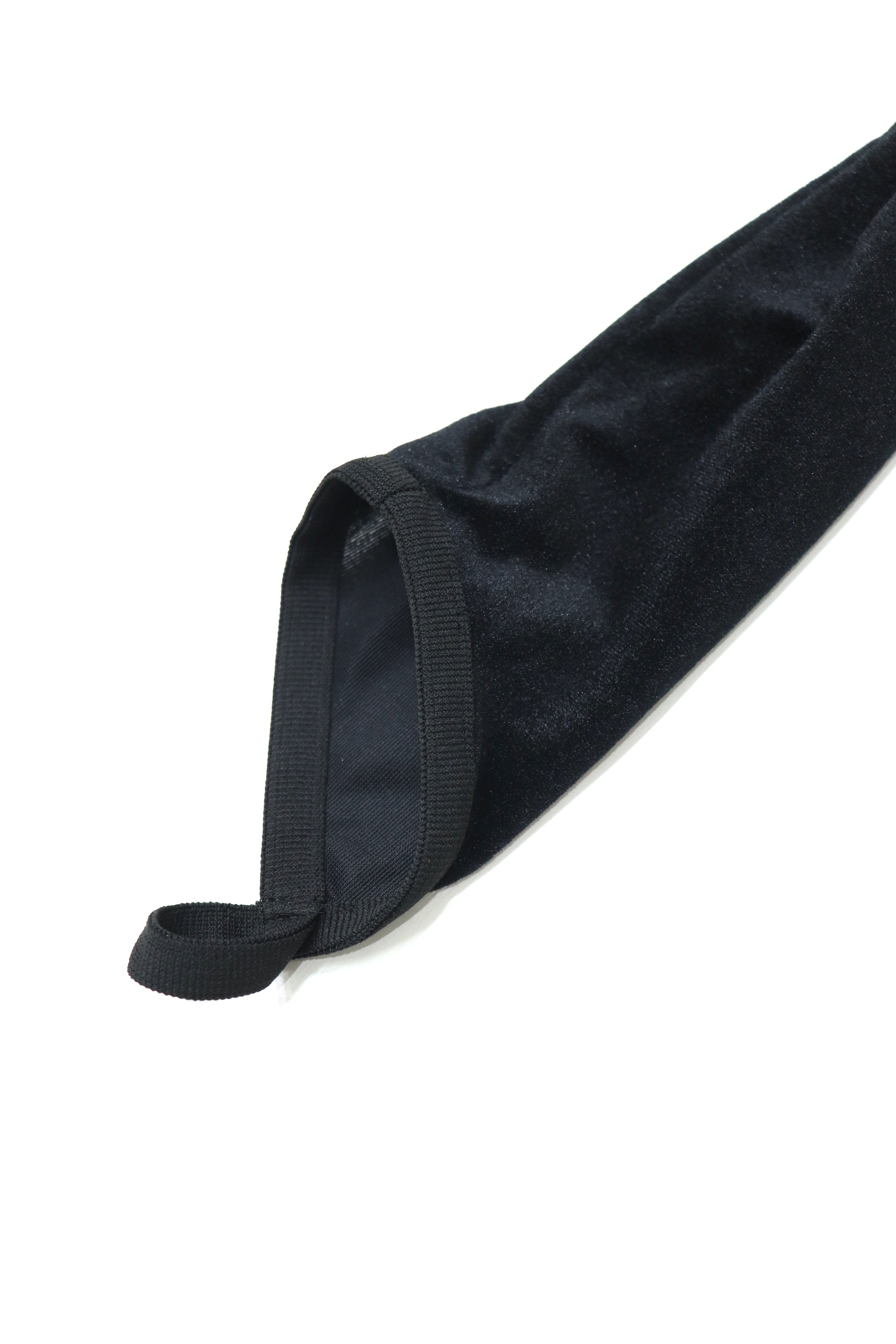 velour high-neck top