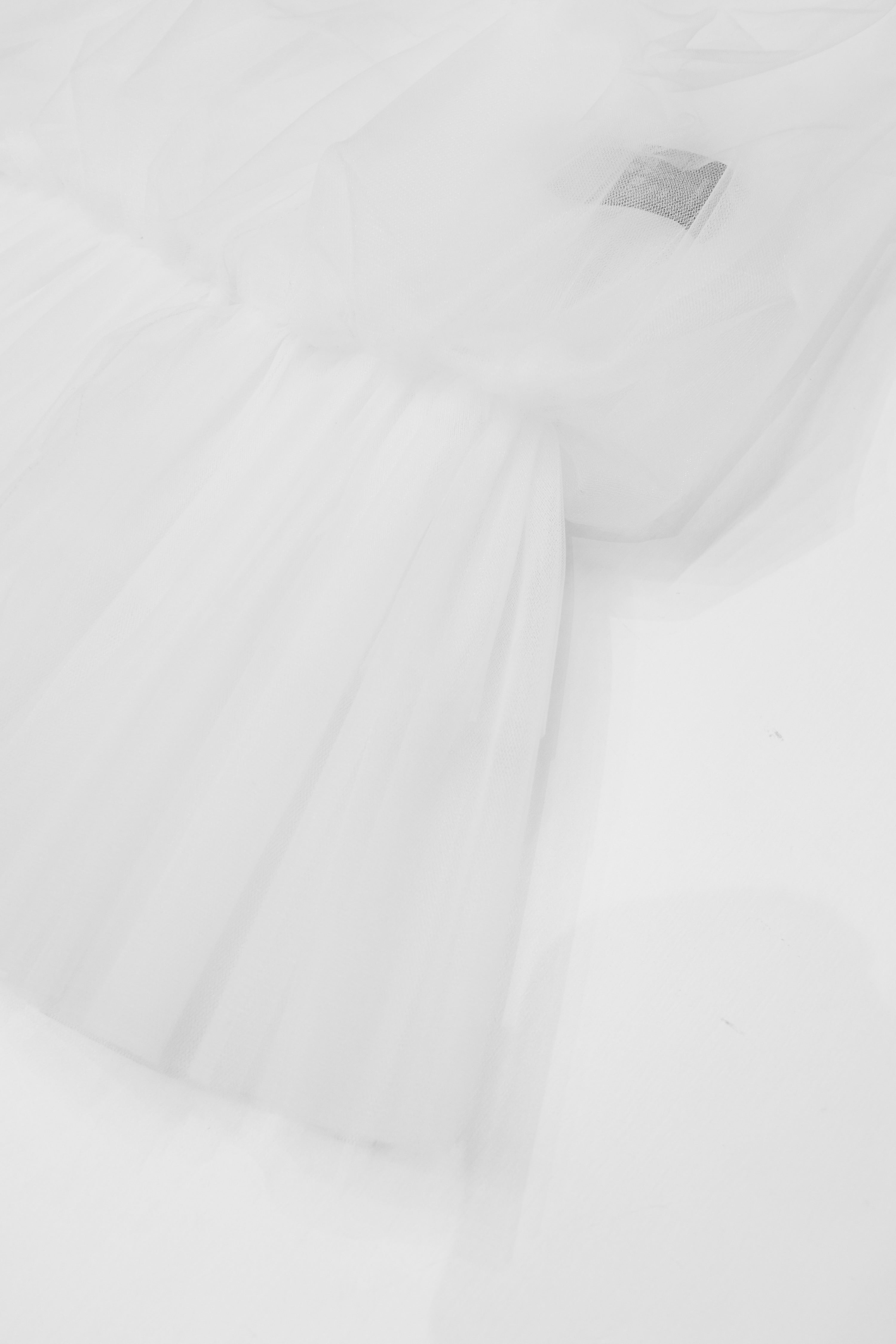 tulle balloon cami dress (WHITE)