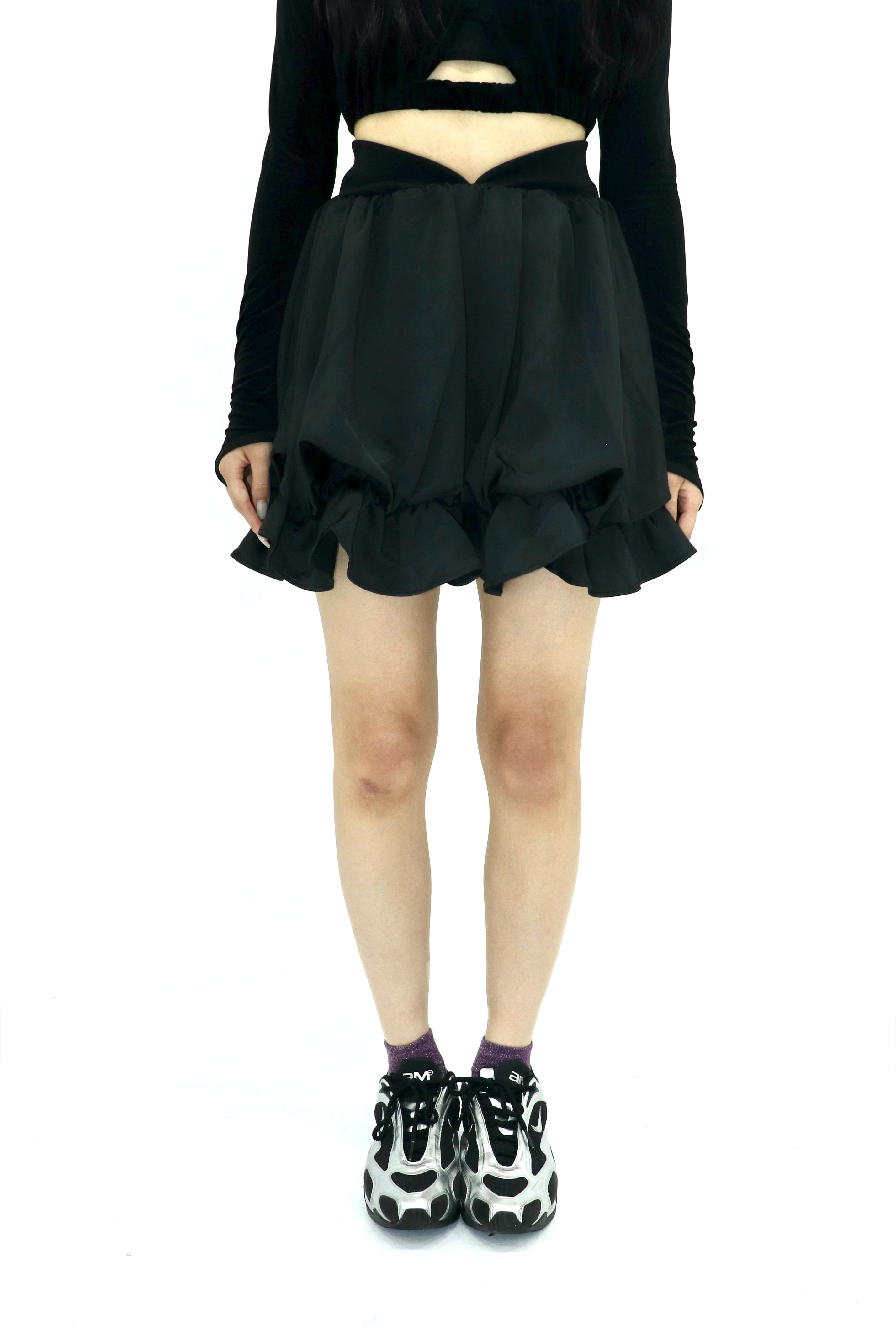 satin skirt and tops