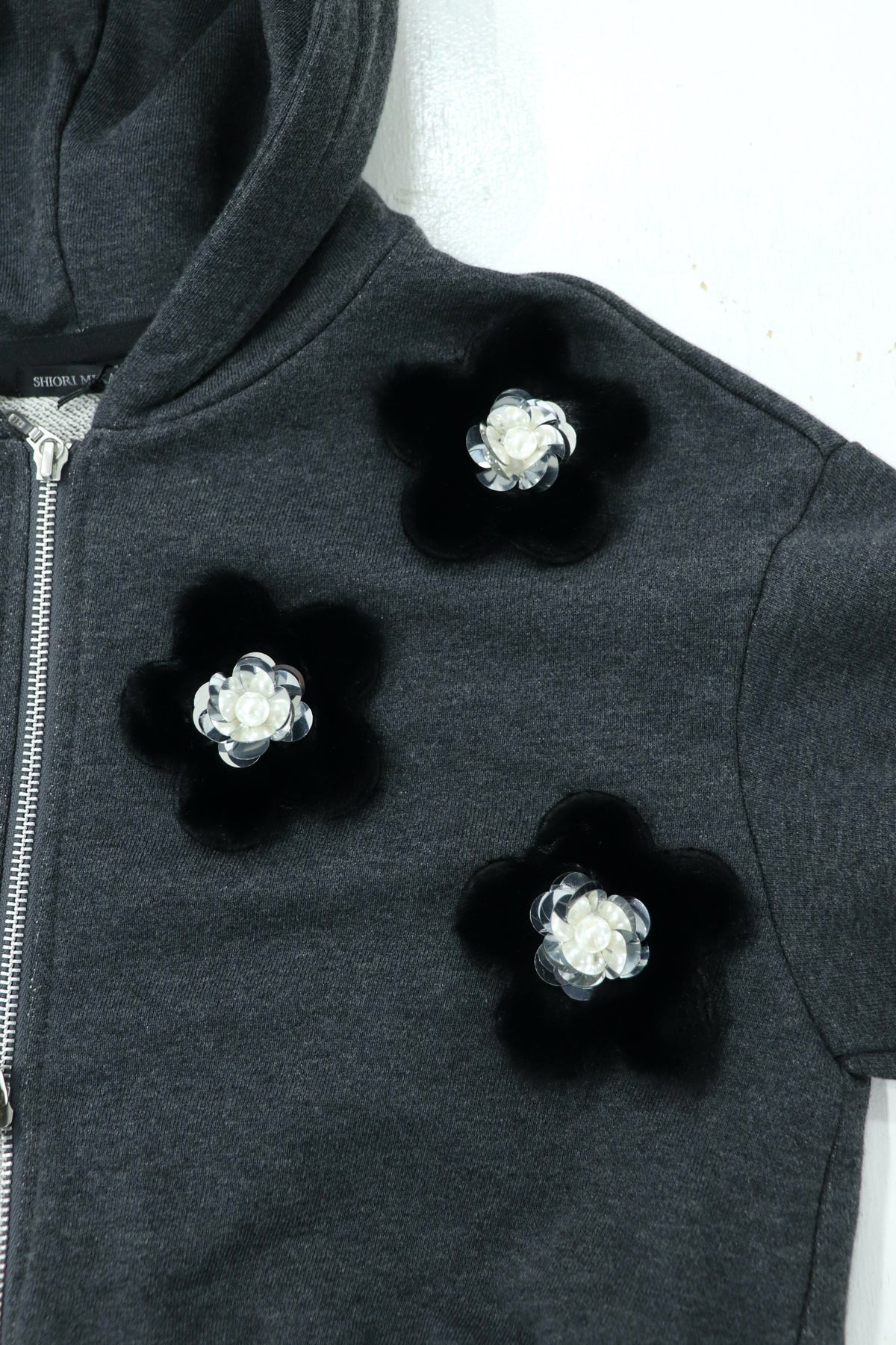 flower garden hoodie