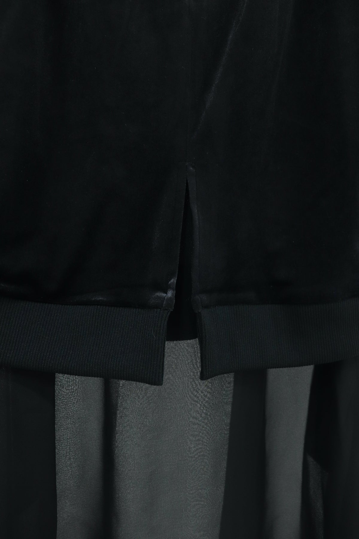 velour drip skirt