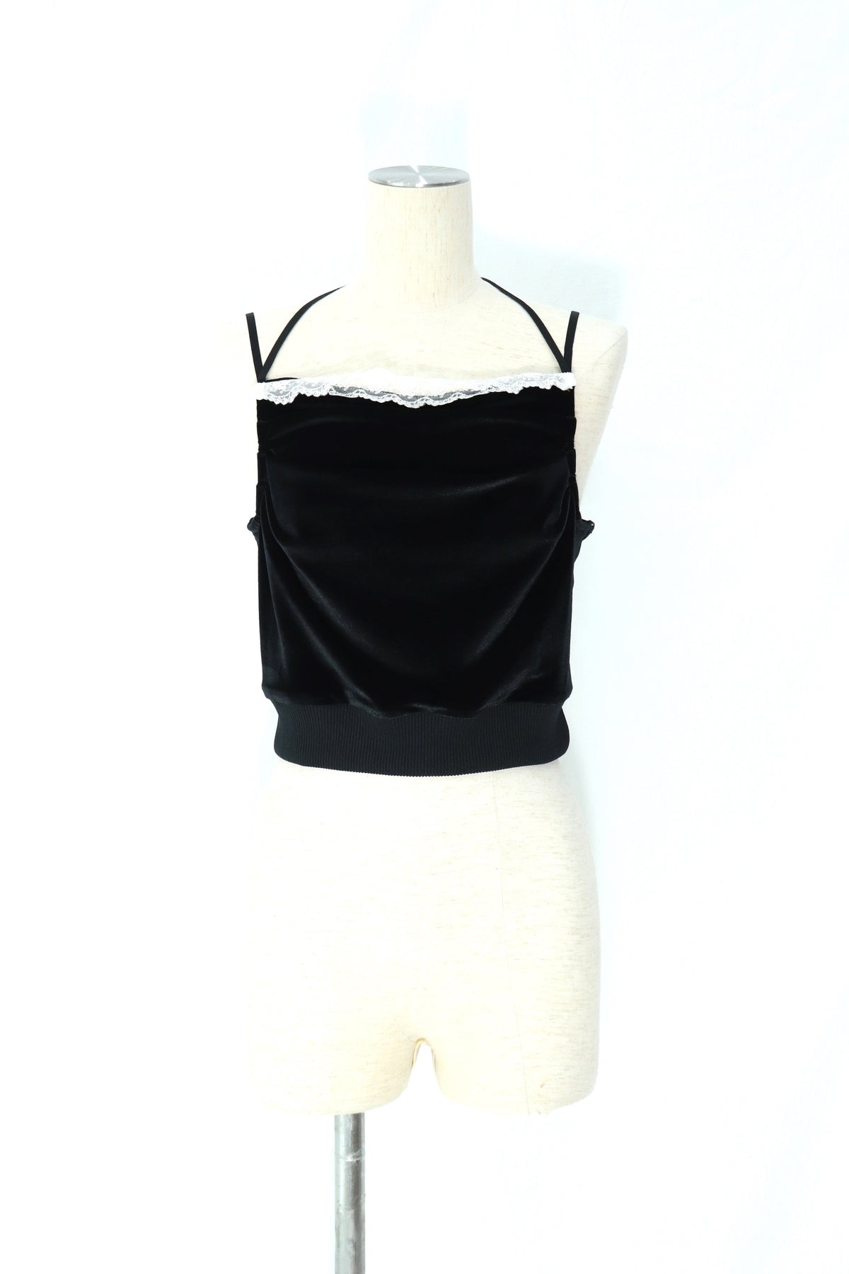 velour drape camisole