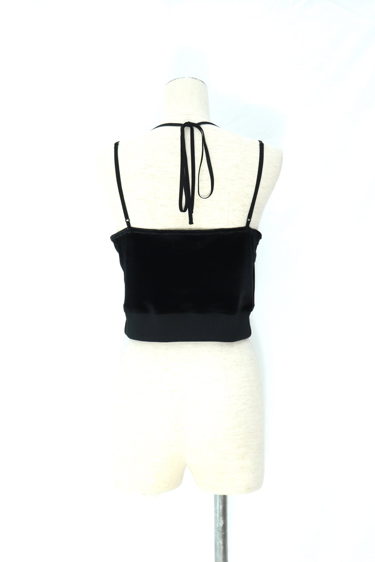 velour drape camisole