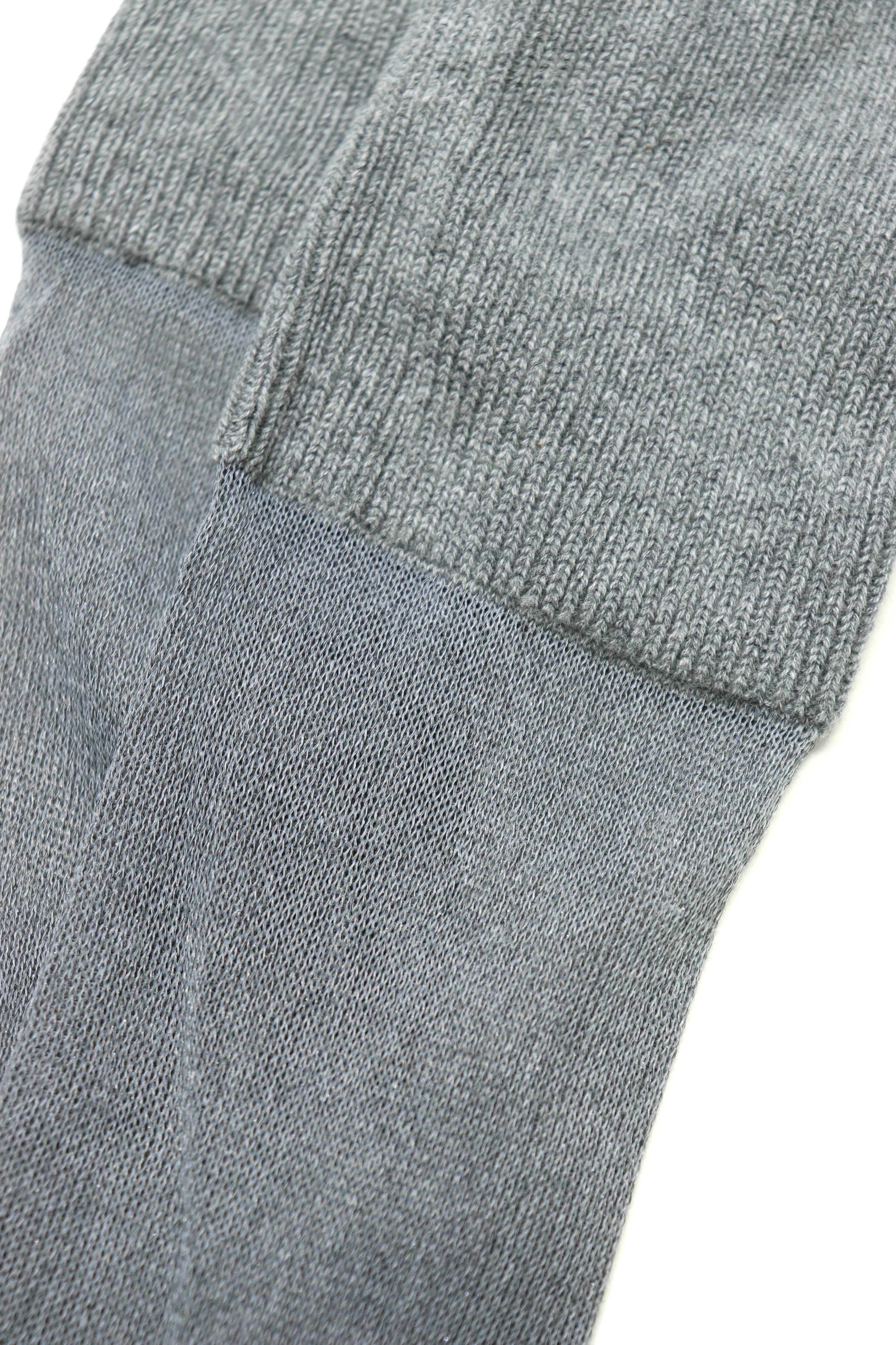 long socks with sheer (GRAY)