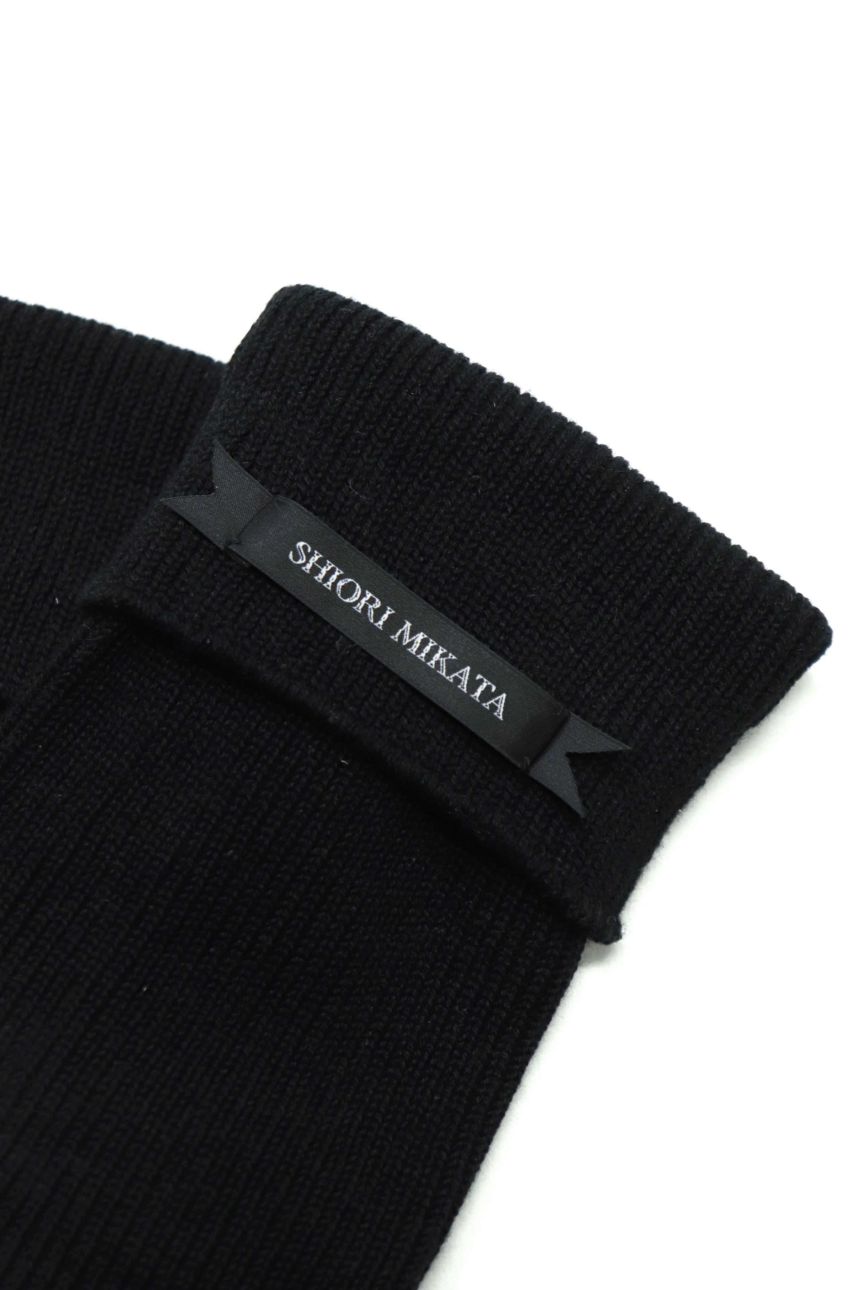 long socks with sheer (BLACK)