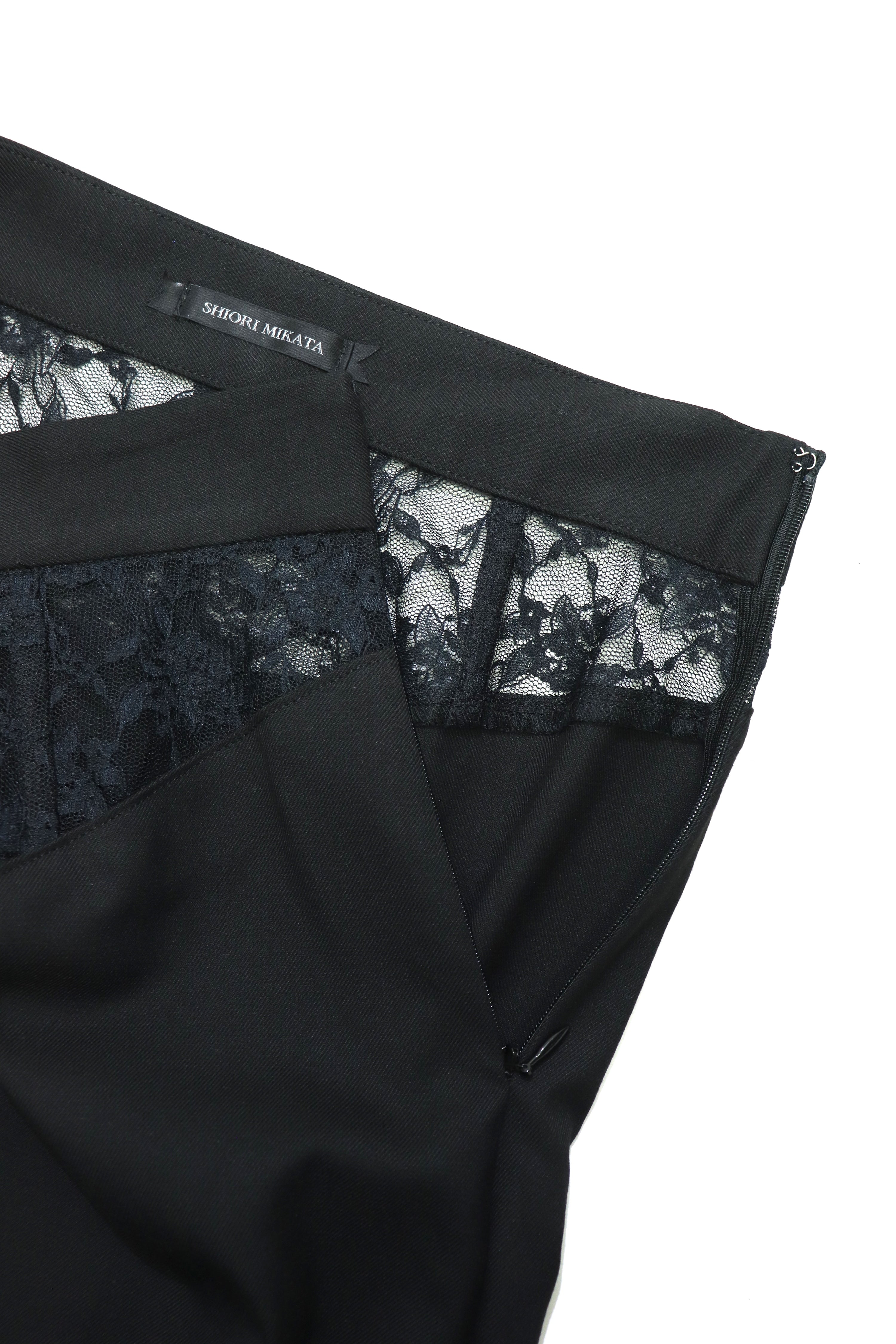 high-waist wide trousers