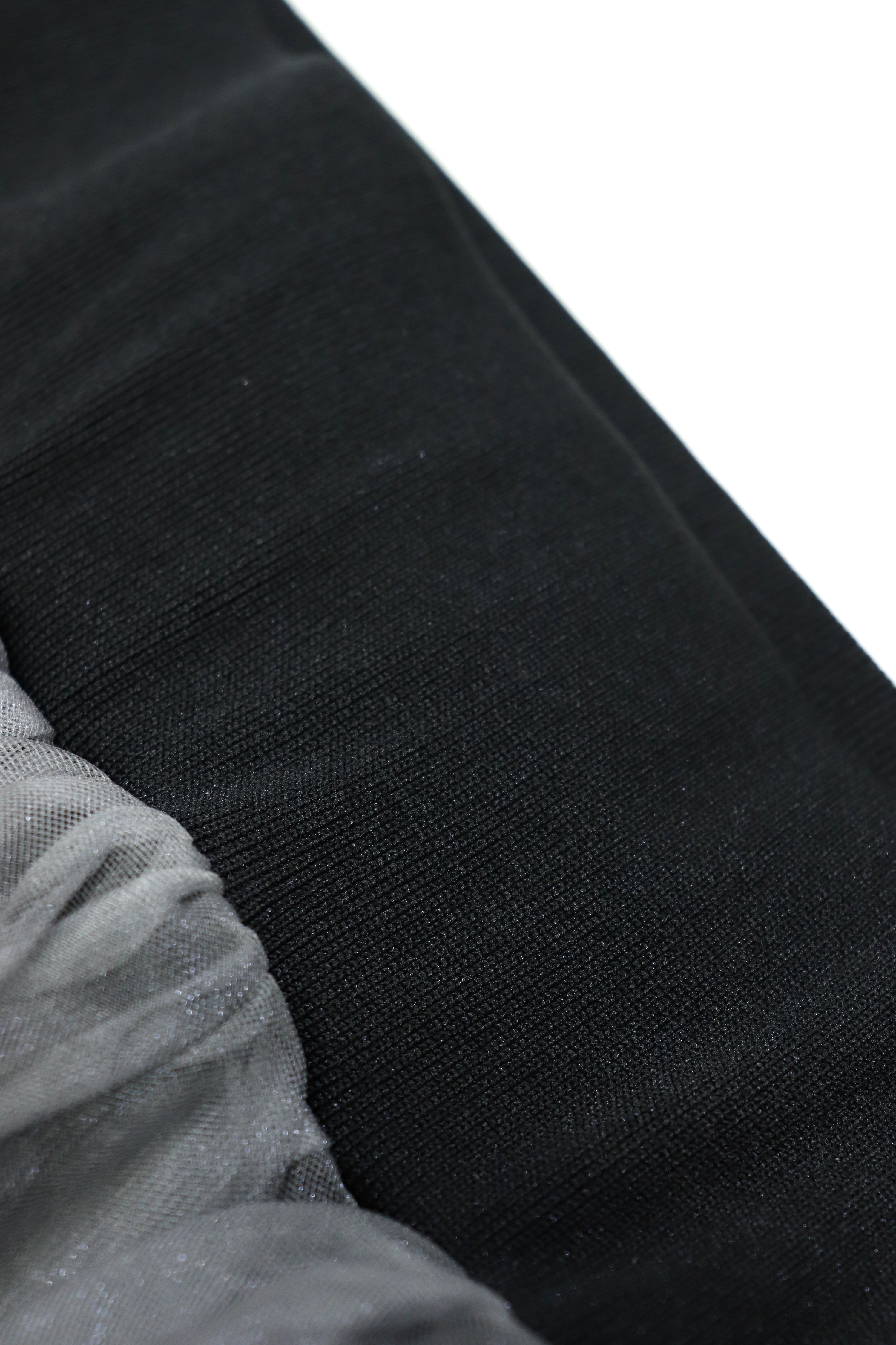 satin balloon mini skirt