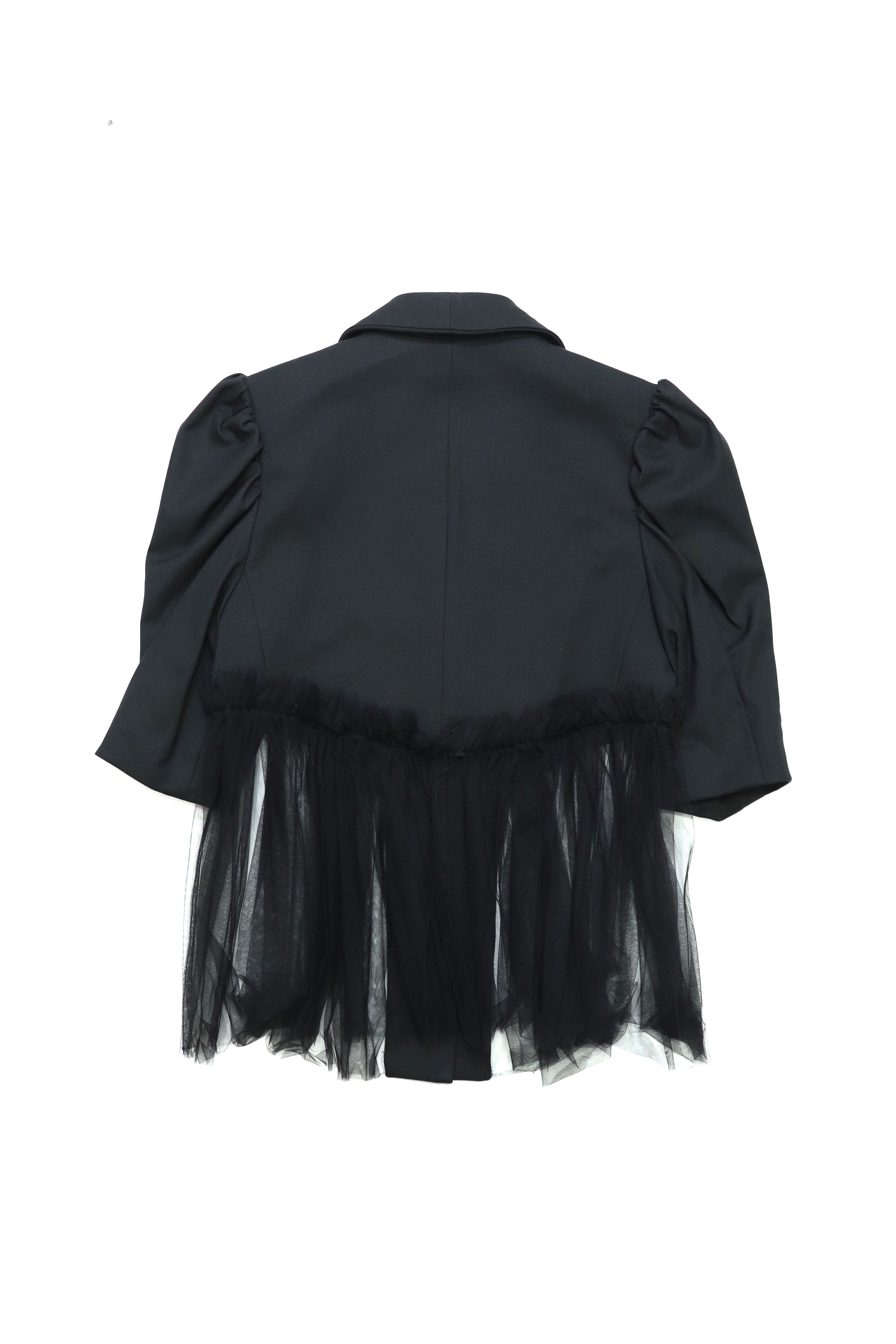 tuck short-sleeve jacket