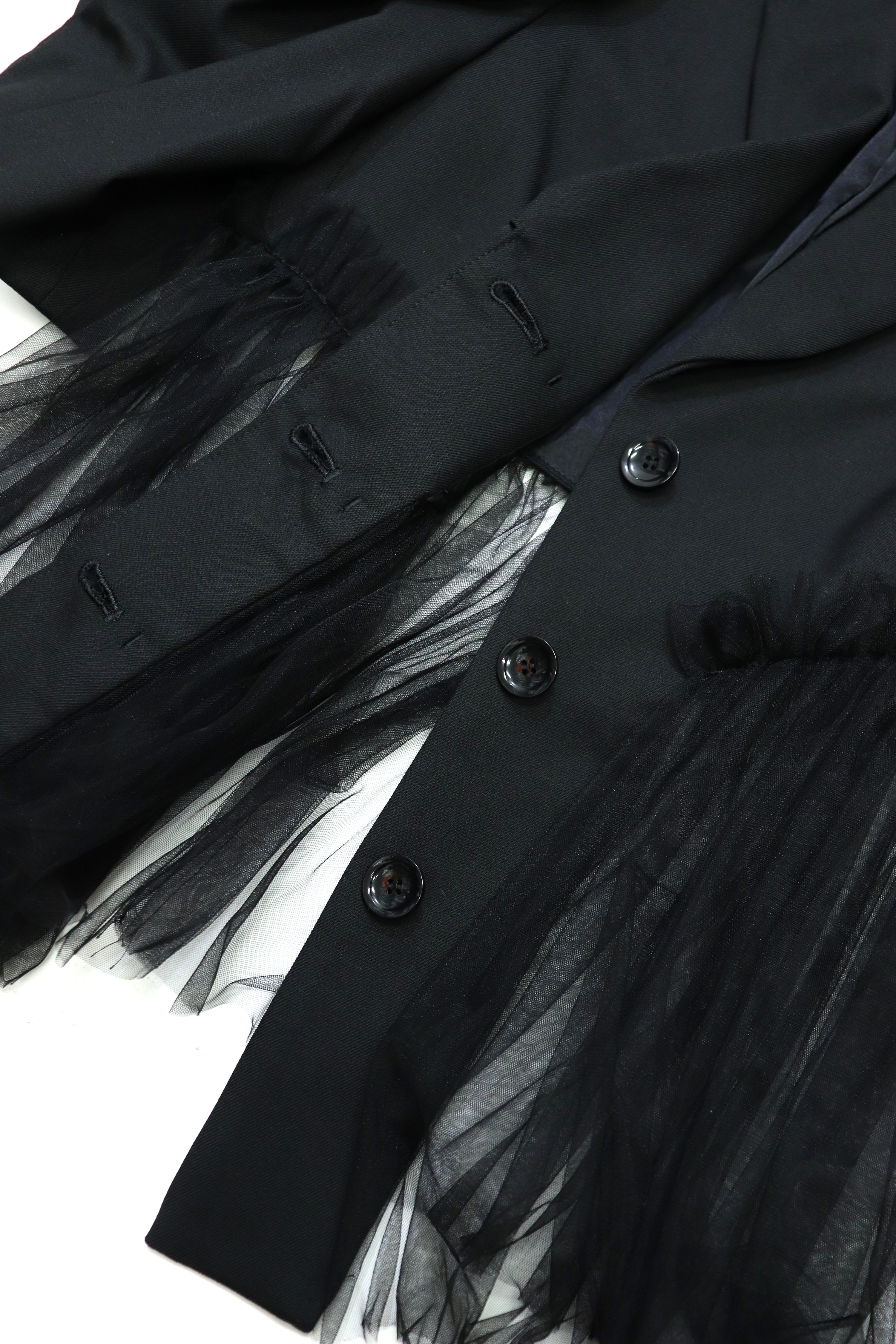 tuck short-sleeve jacket