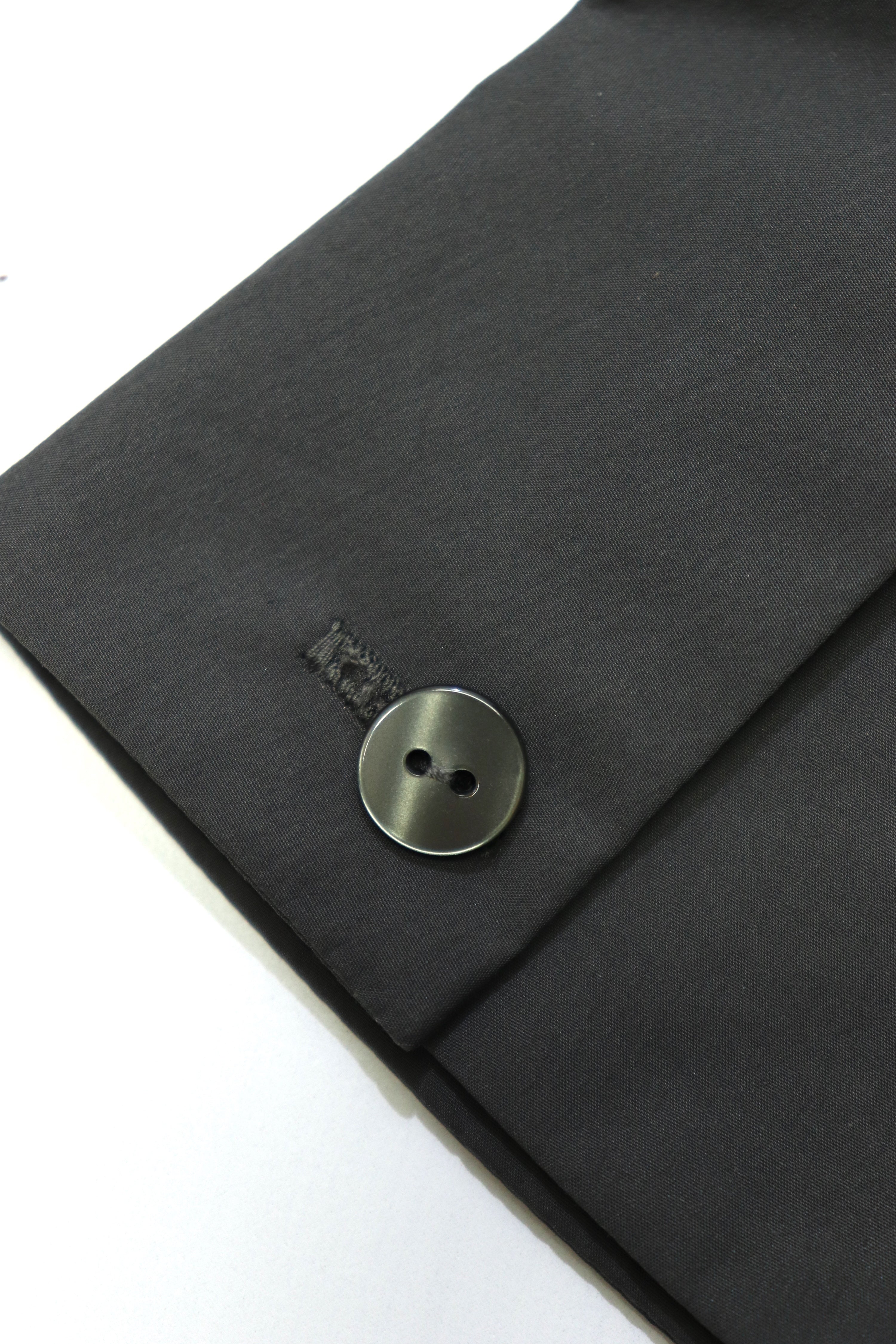 over collar puff-sleeve shirt (GRAY)