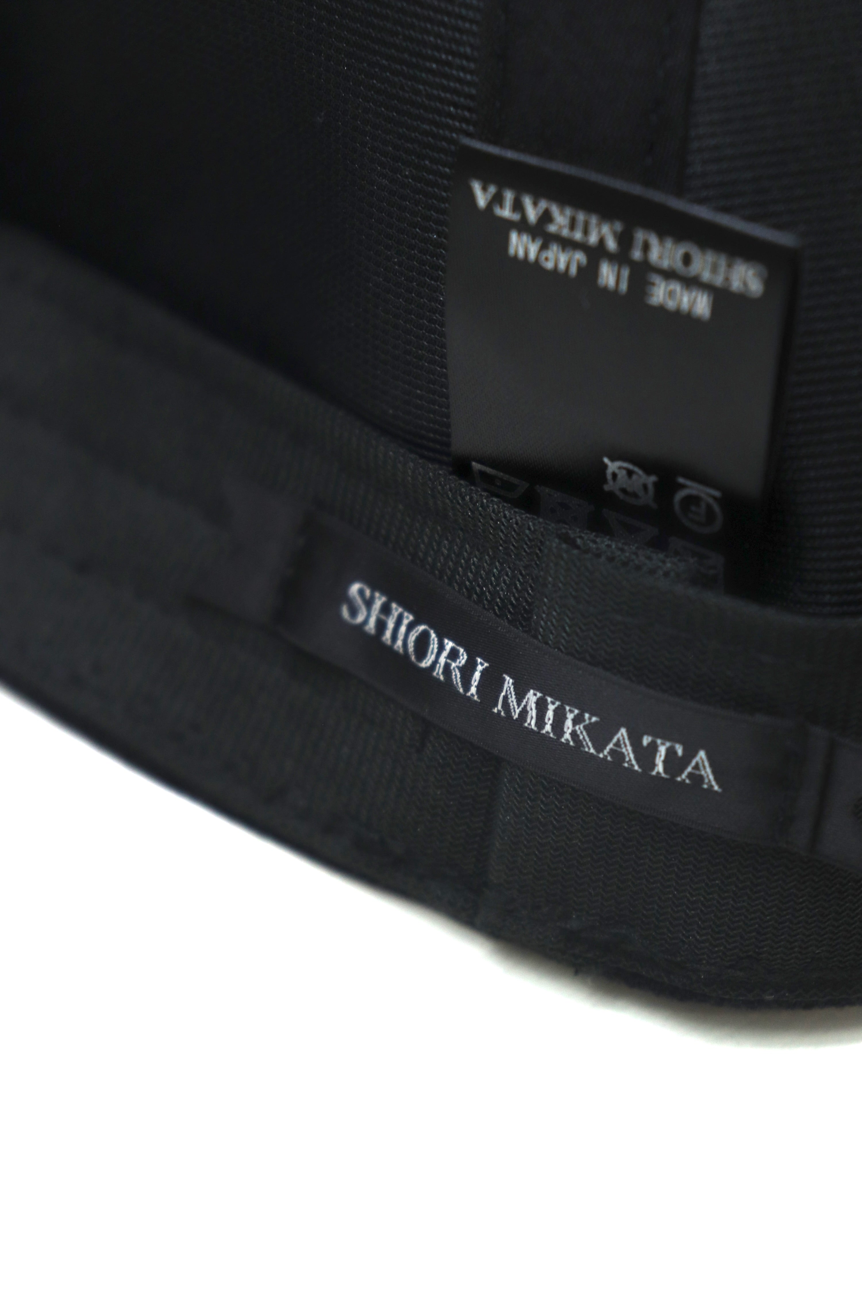 wool like round cap (BLACK)