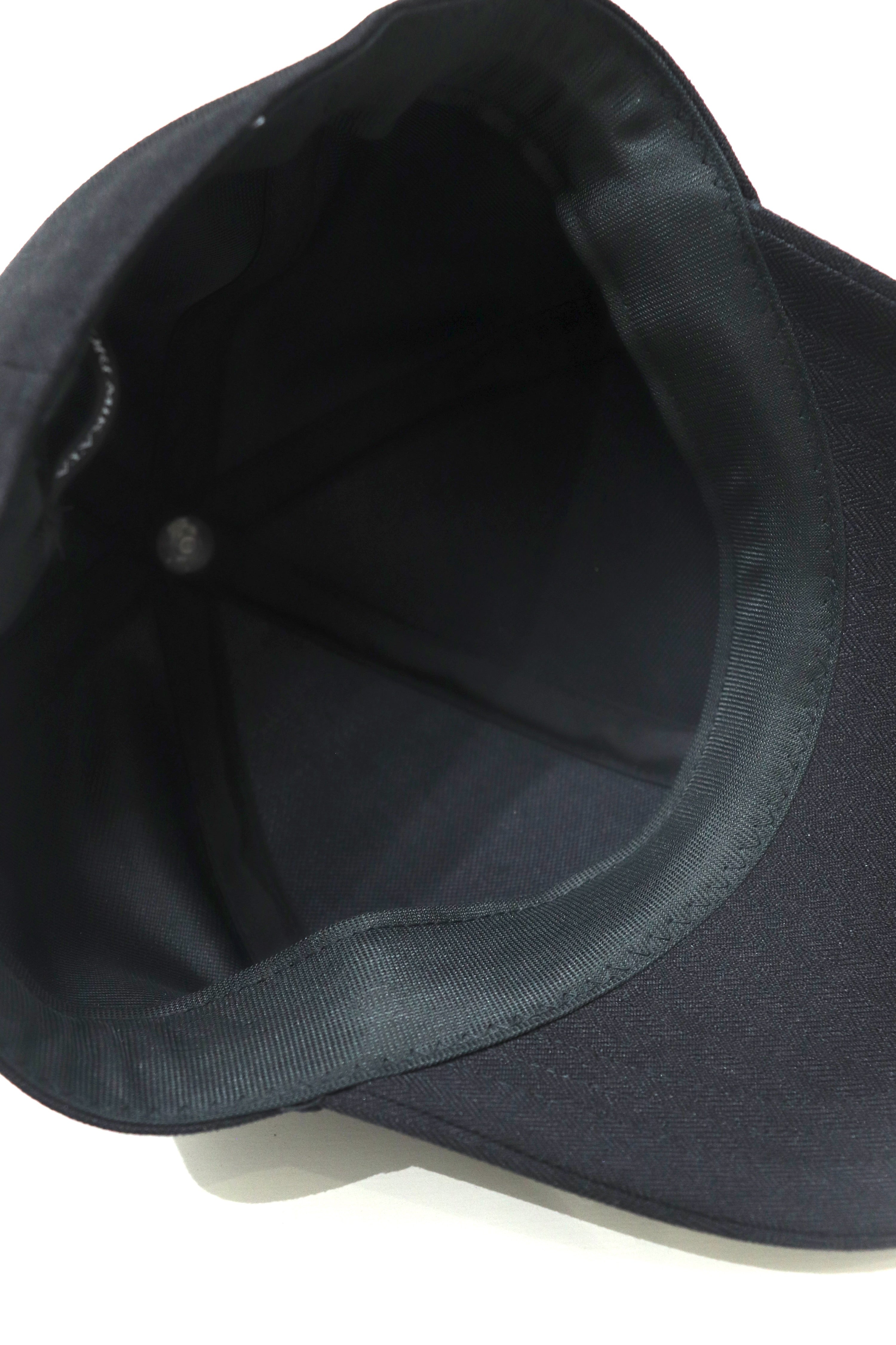 wool like round cap (BLACK)