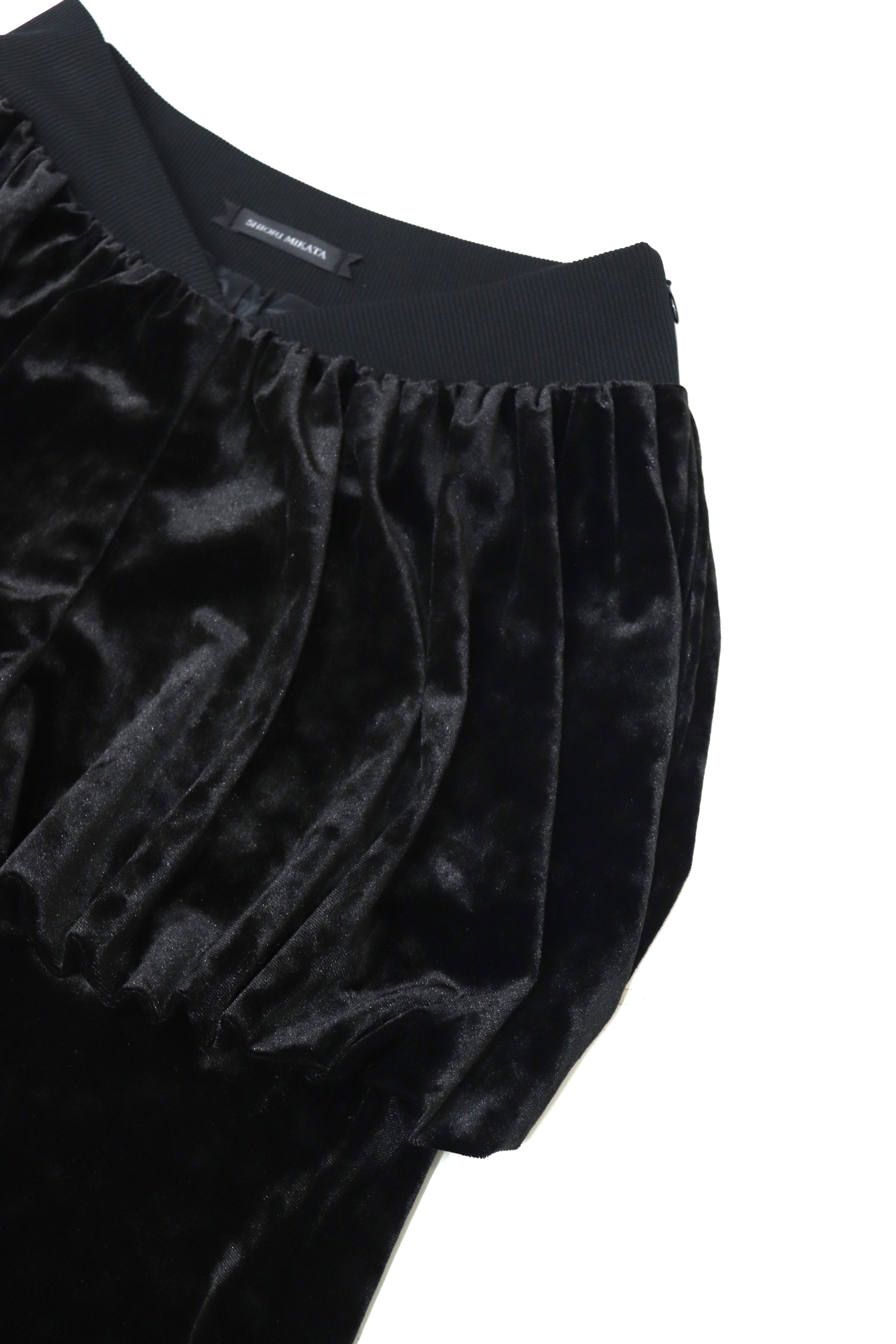 velour balloon pants