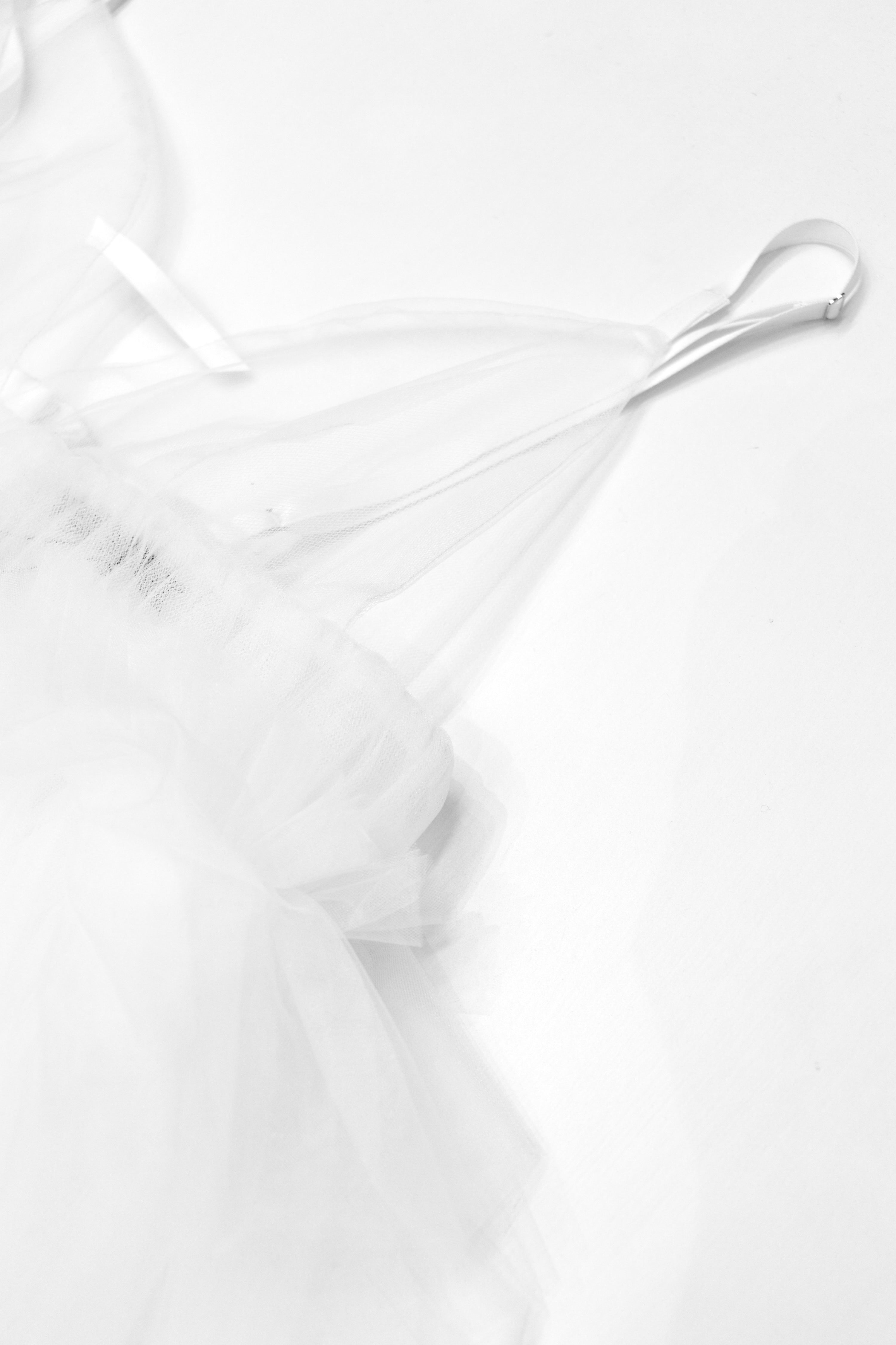 tulle balloon cami dress (WHITE)