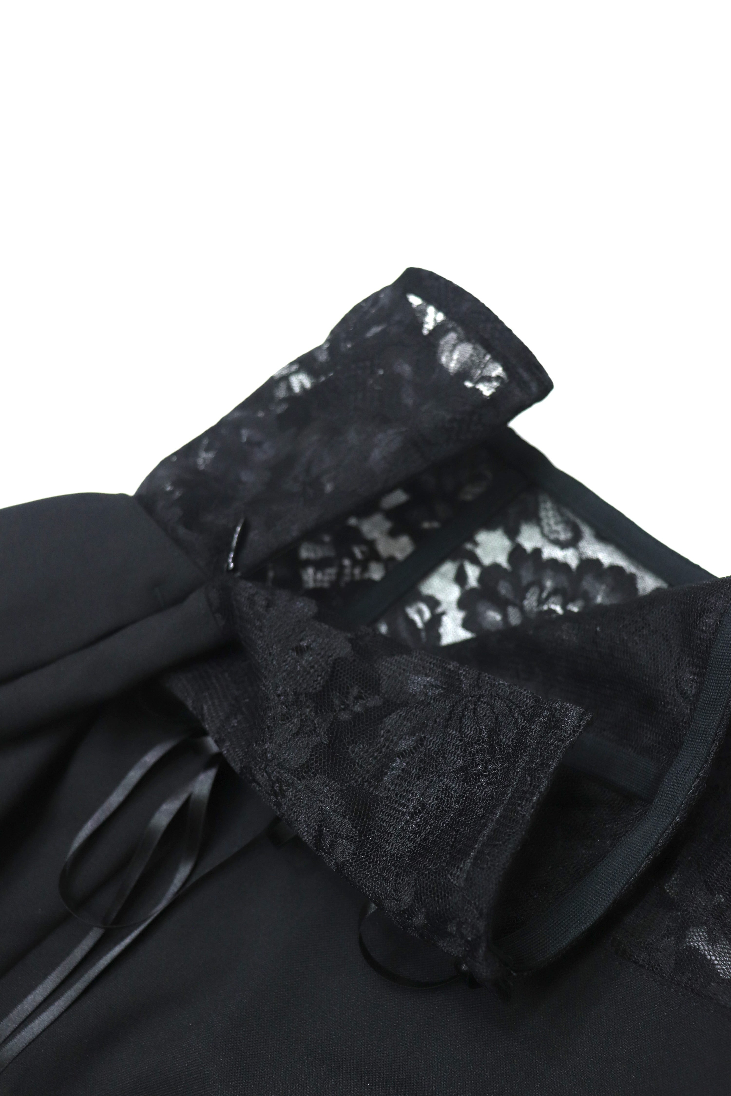 wide trousers with corset