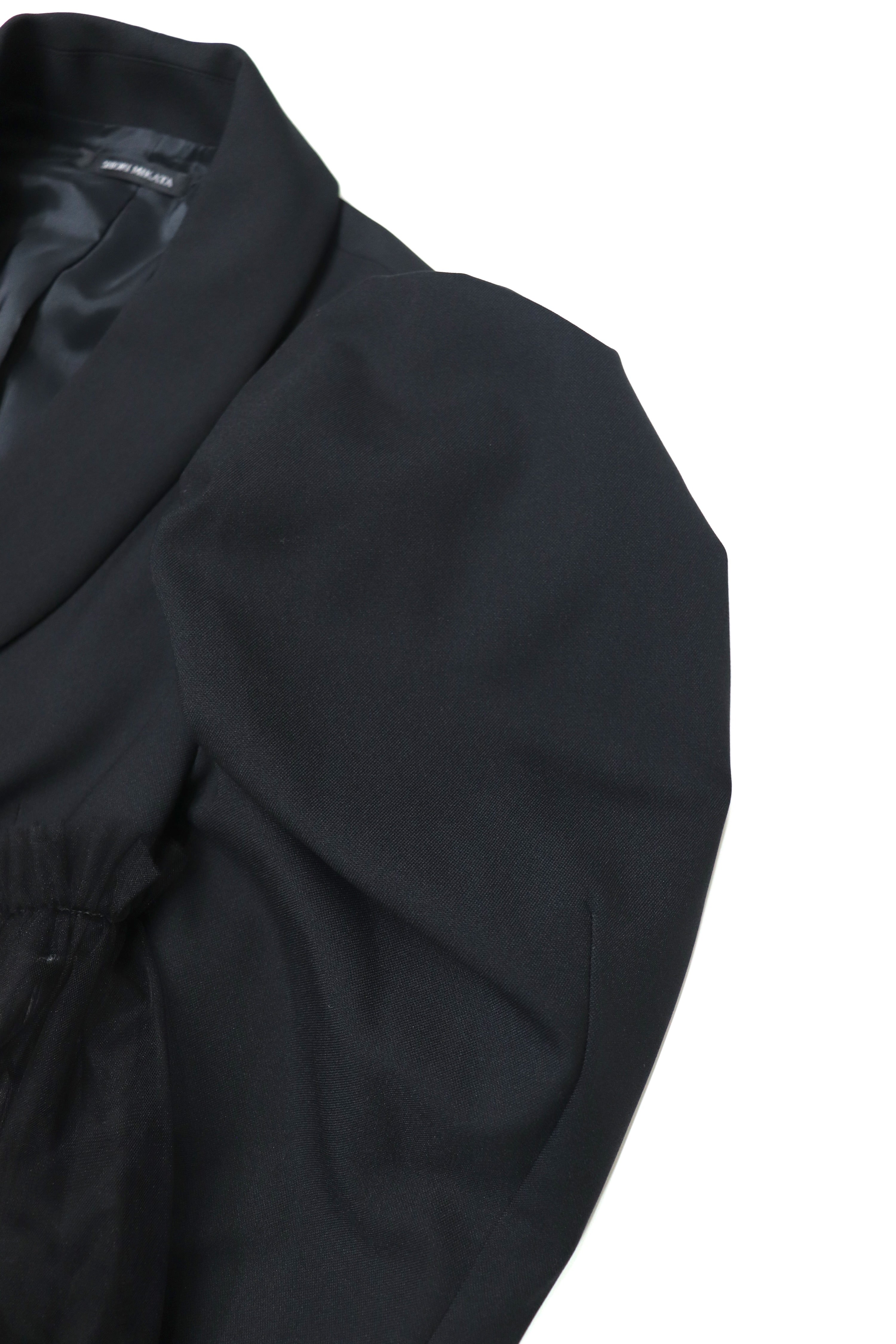 short jacket with tulle