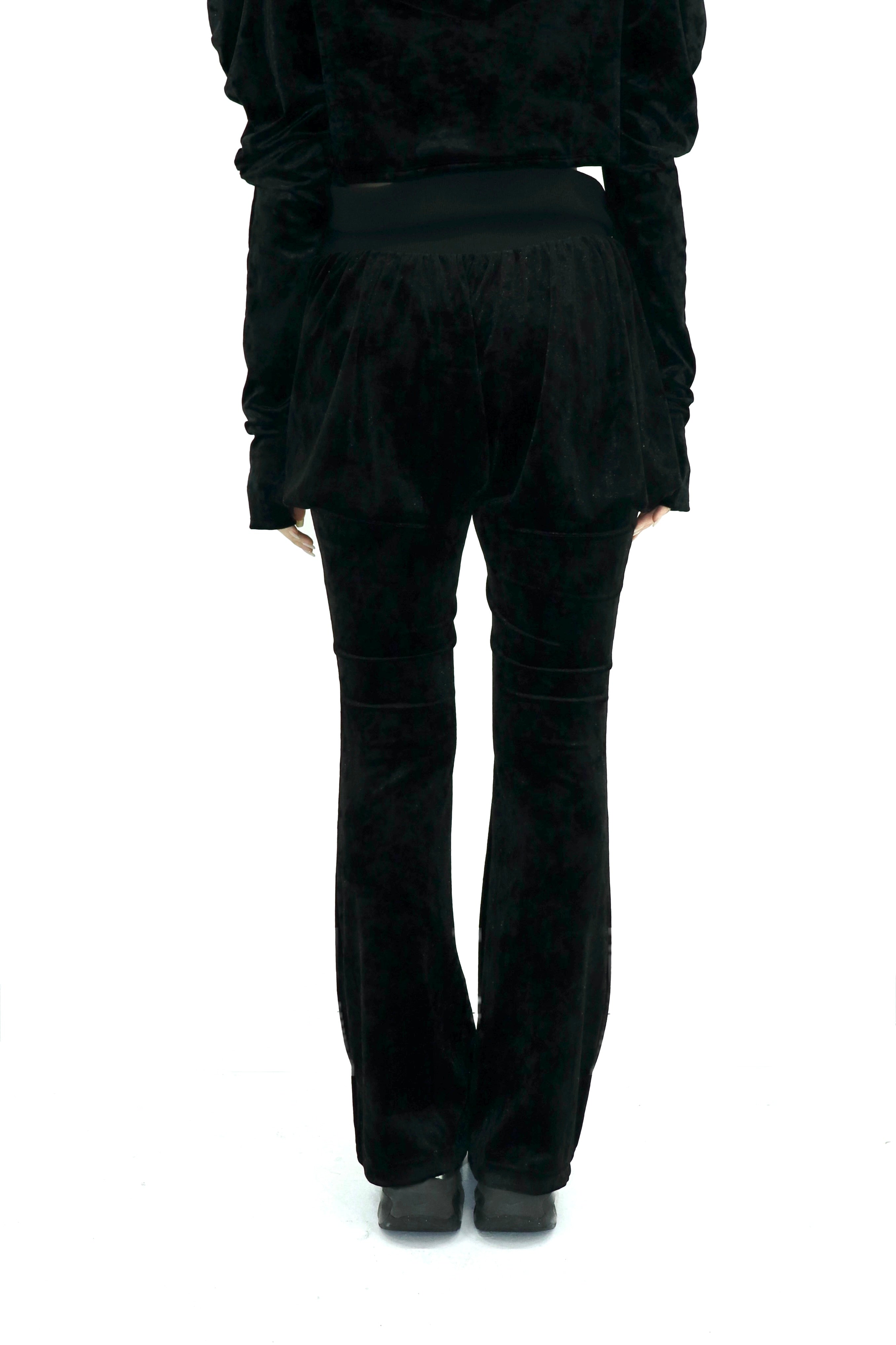 velour balloon pants