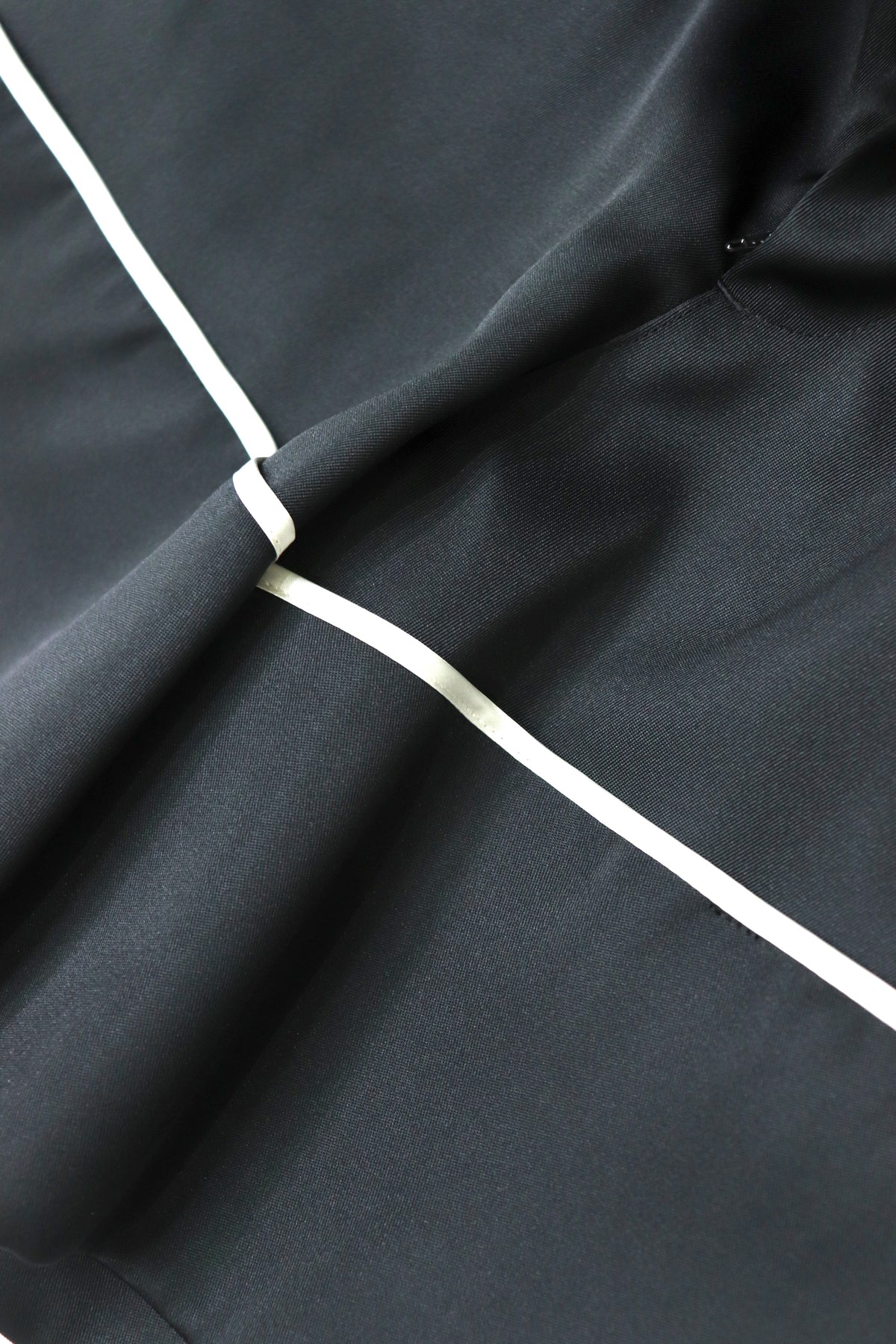 satin piping shorts
