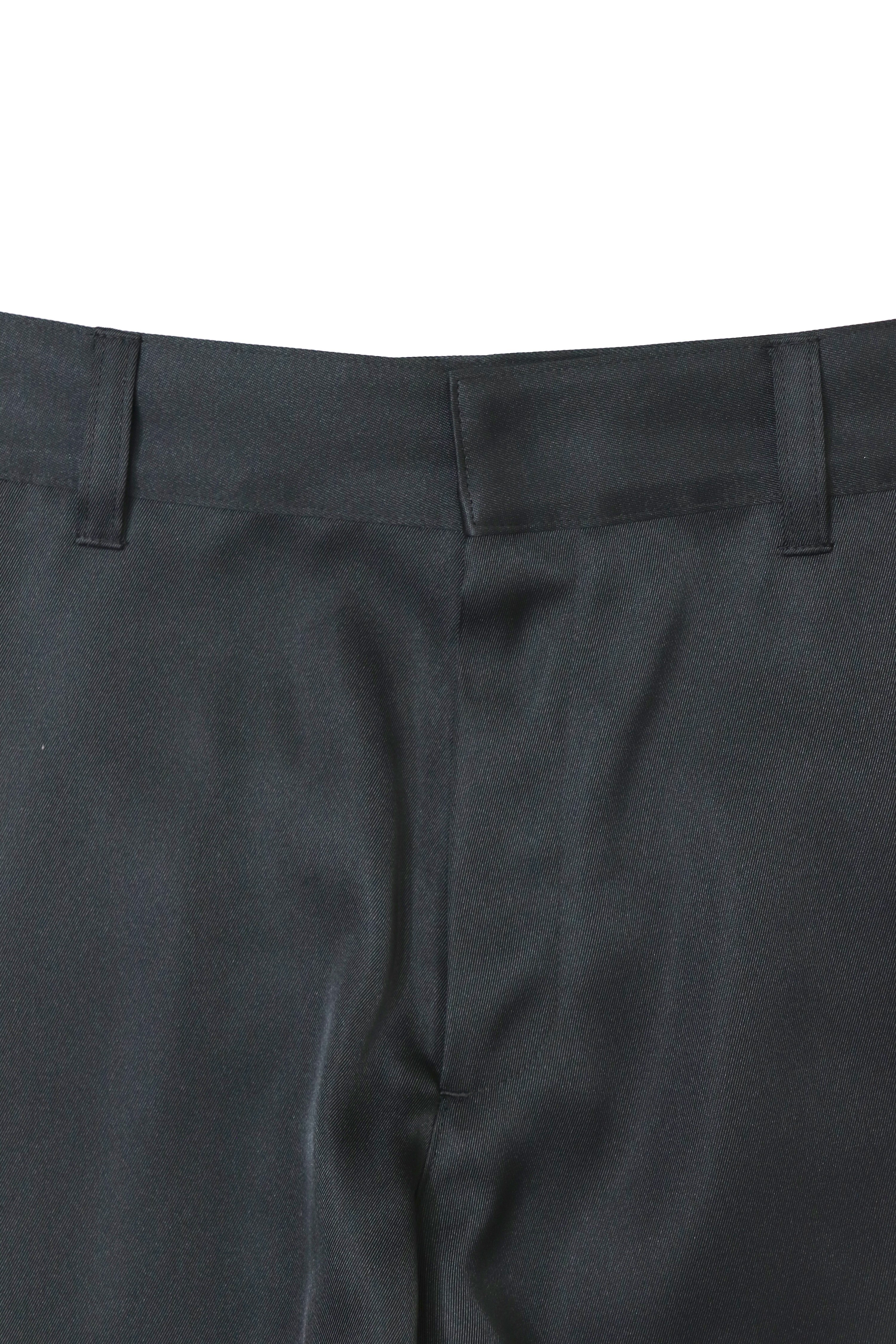 satin piping shorts