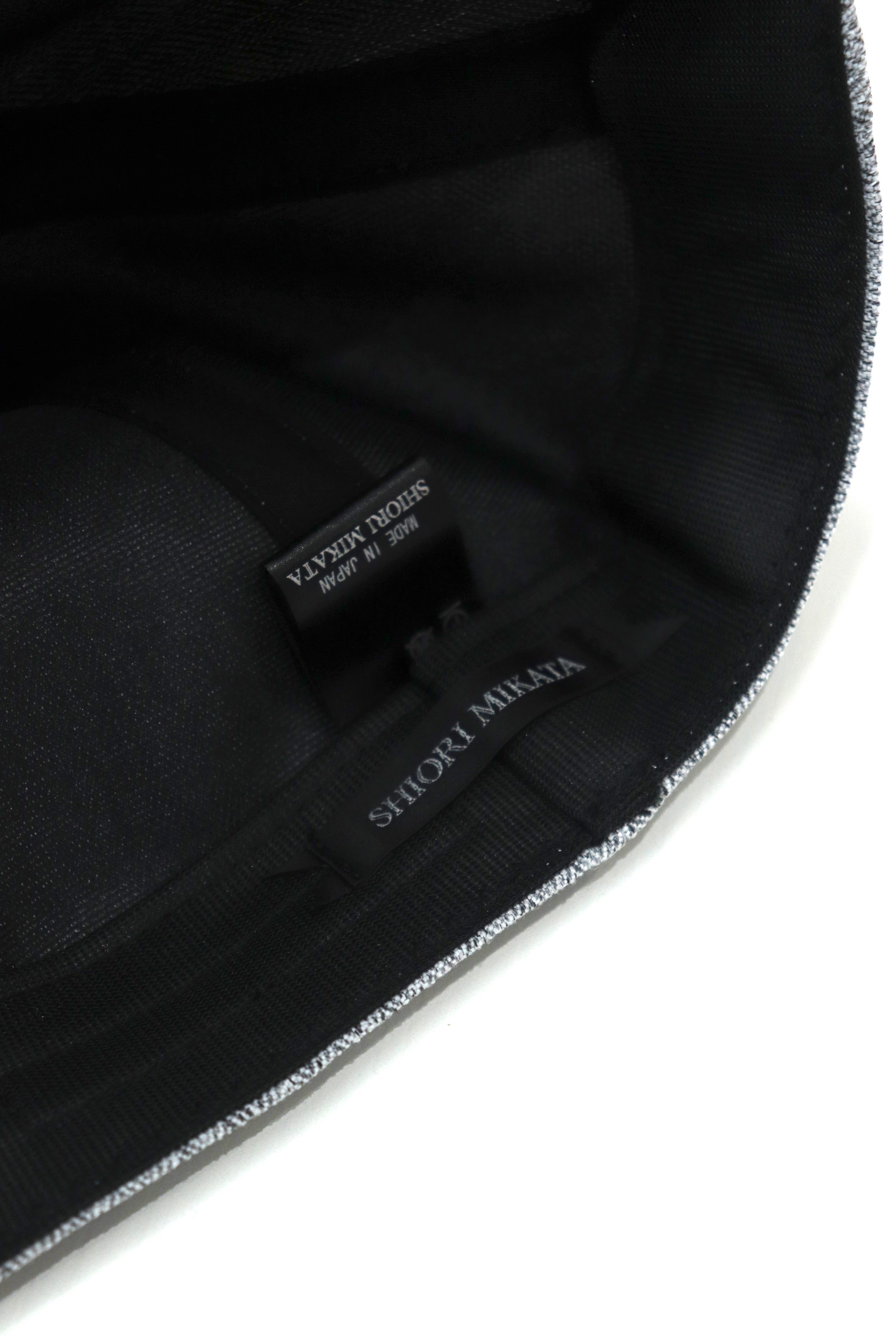 wool like round cap (GRAY)