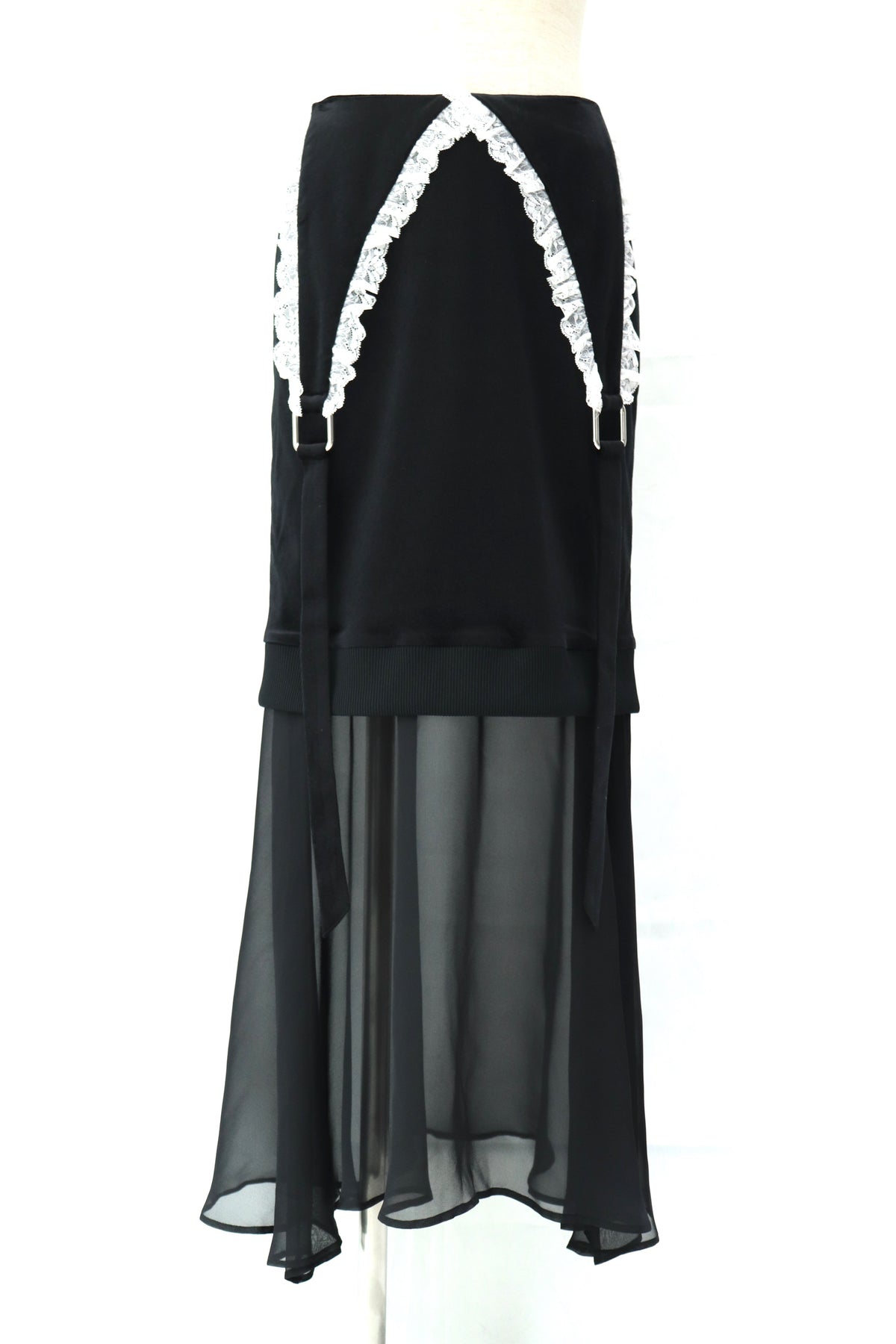 velour drip skirt