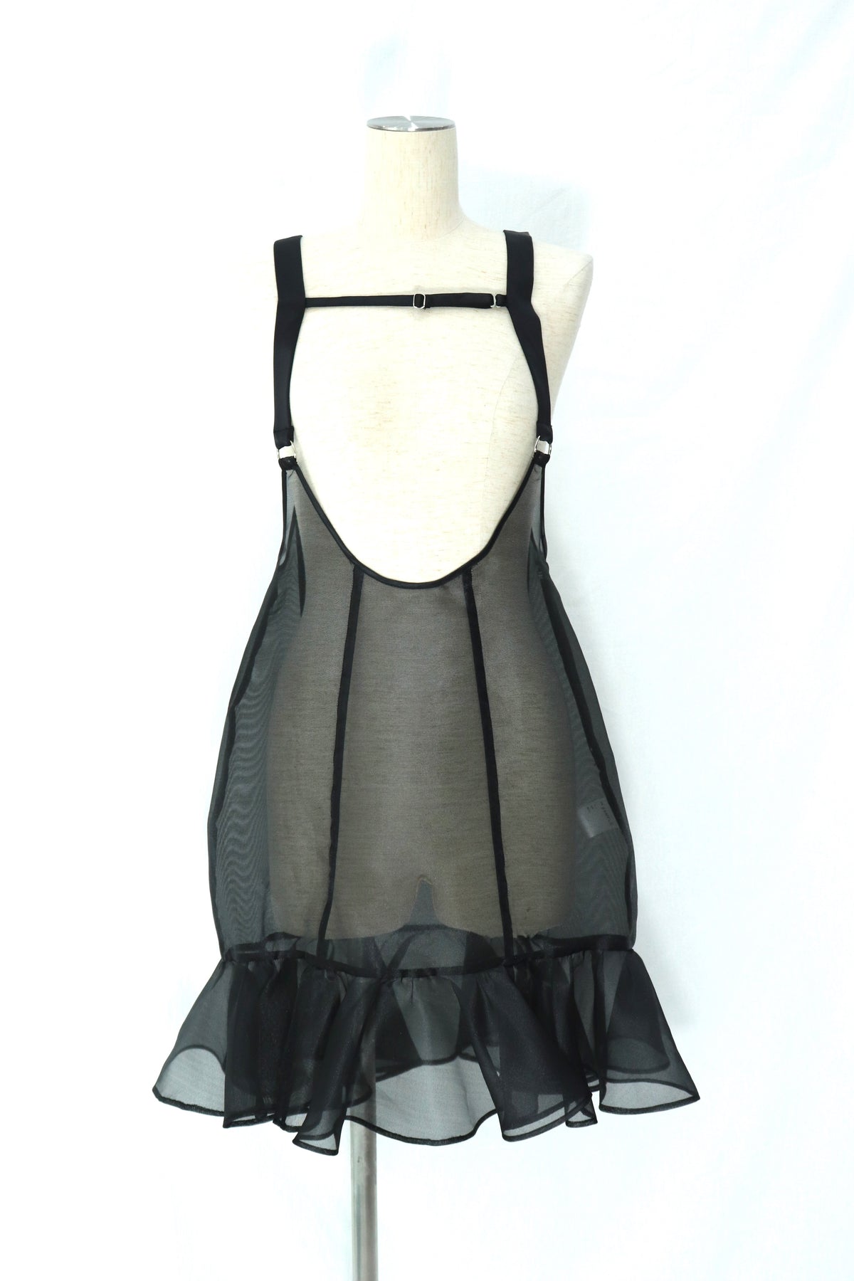 sheer corset mini dress