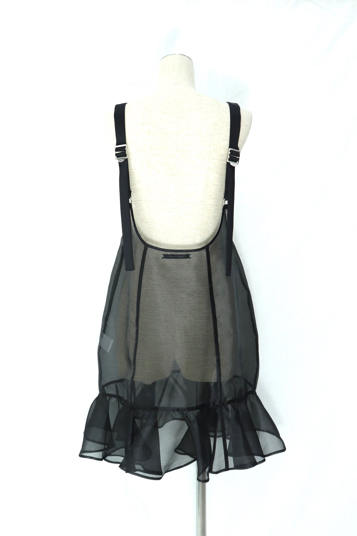 sheer corset mini dress