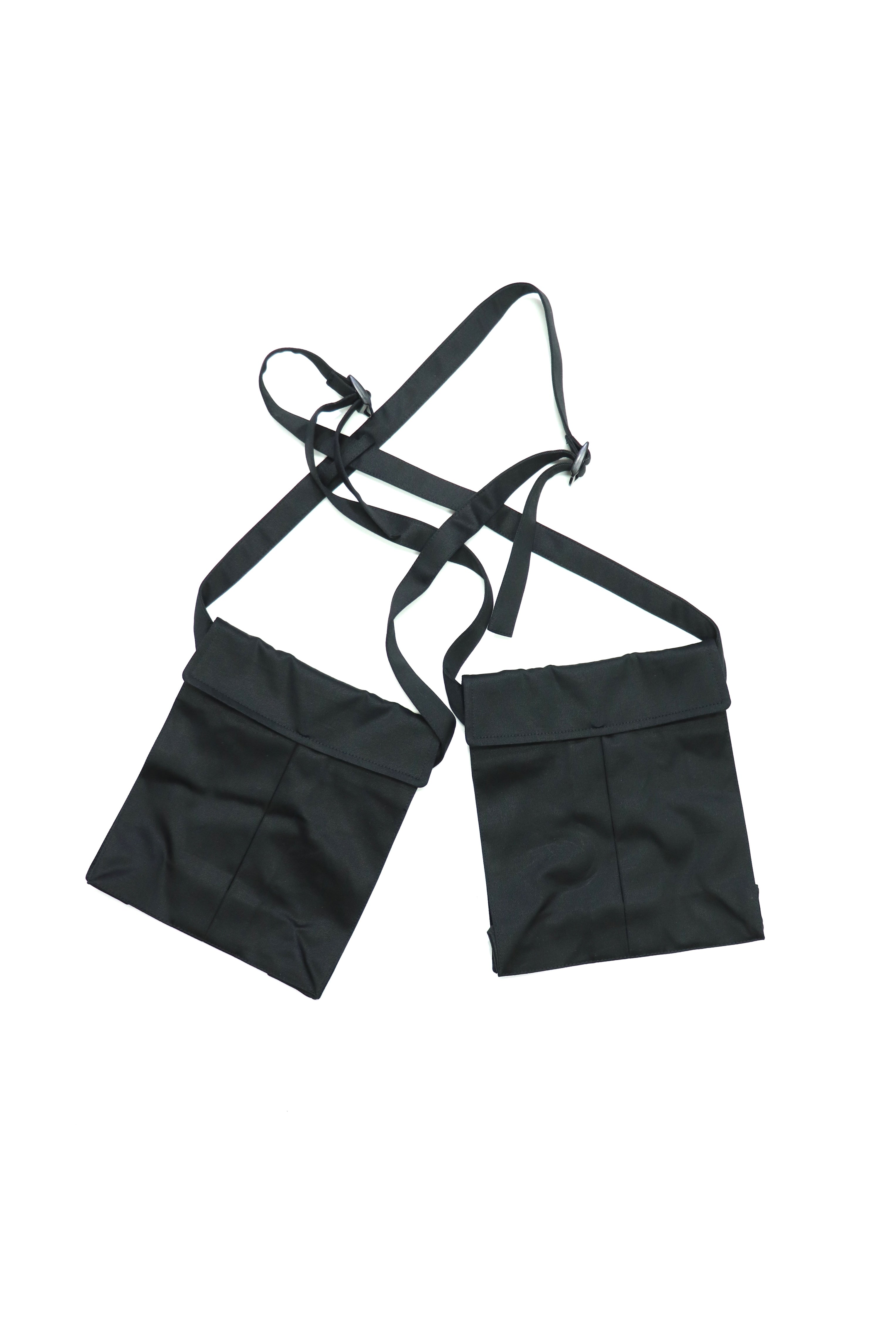 trench cross vest bag (BLACK)