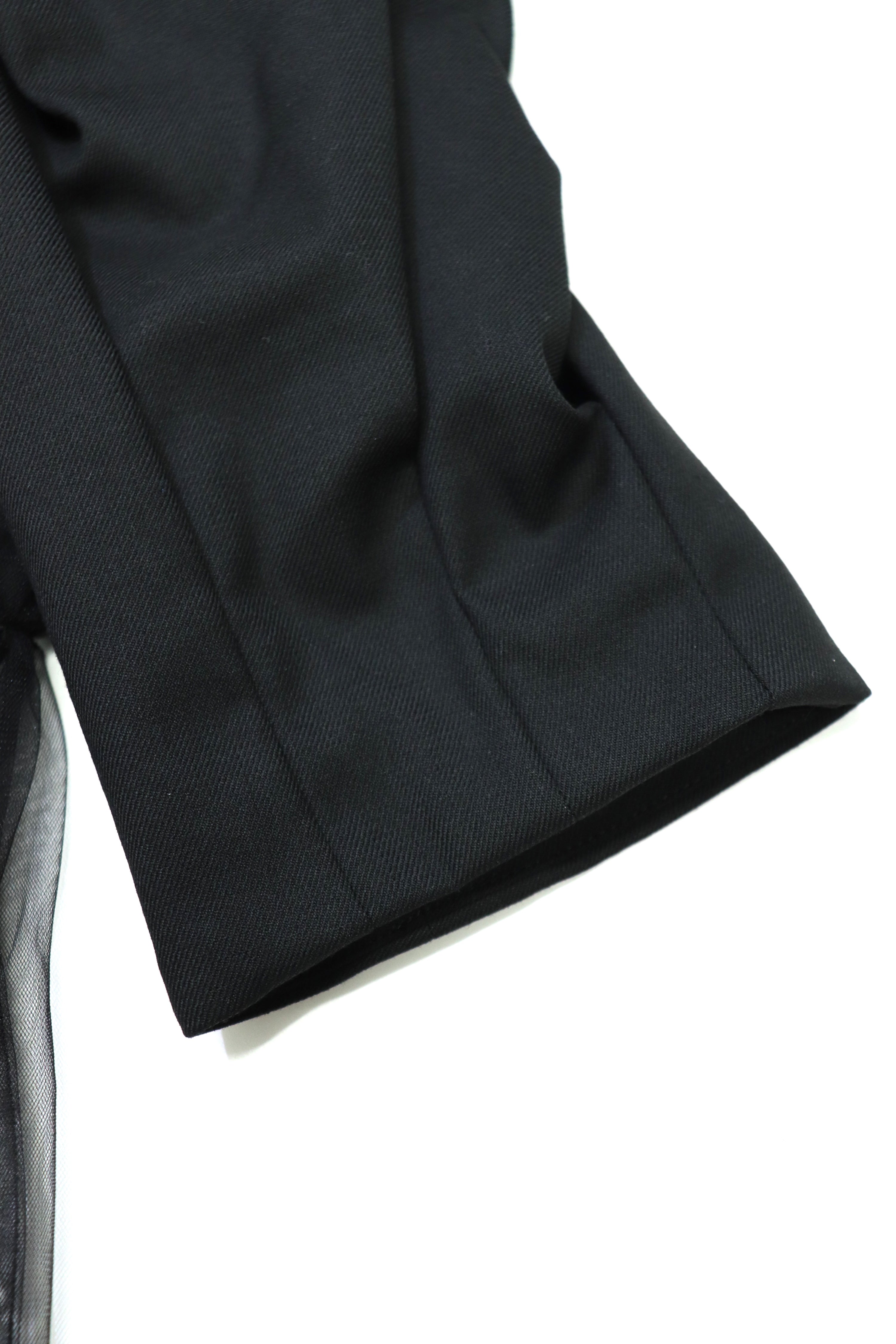 tuck short-sleeve jacket